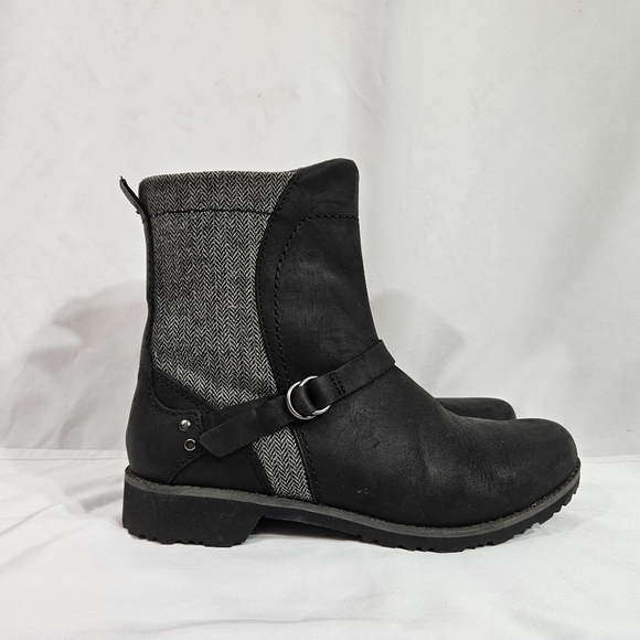 Eddie Bauer Covey black  boots women's size 8 - Picture 5 of 14